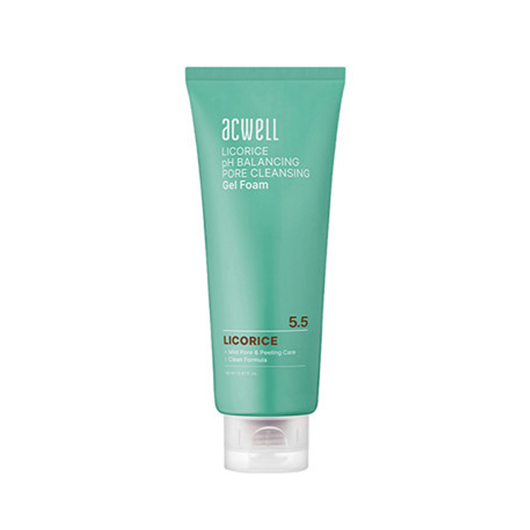 Acwell Licorice pH Balancing Pore Cleansing Gel Foam 160ml – Gentle Cleanser for Radiant Skin