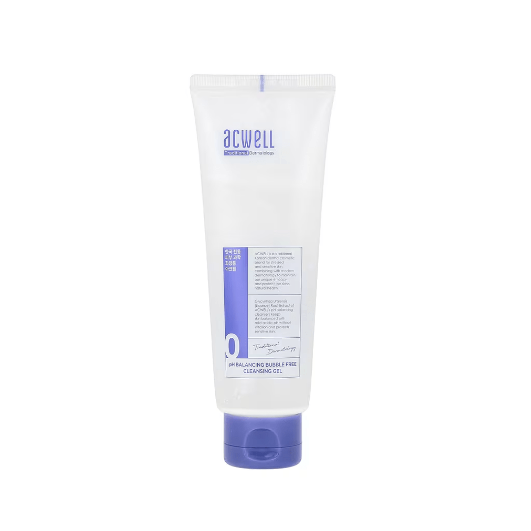 Acwell pH Balancing Bubble Free Cleansing Gel 160ml – Gentle, Non - Foaming Cleanser for Healthy Skin