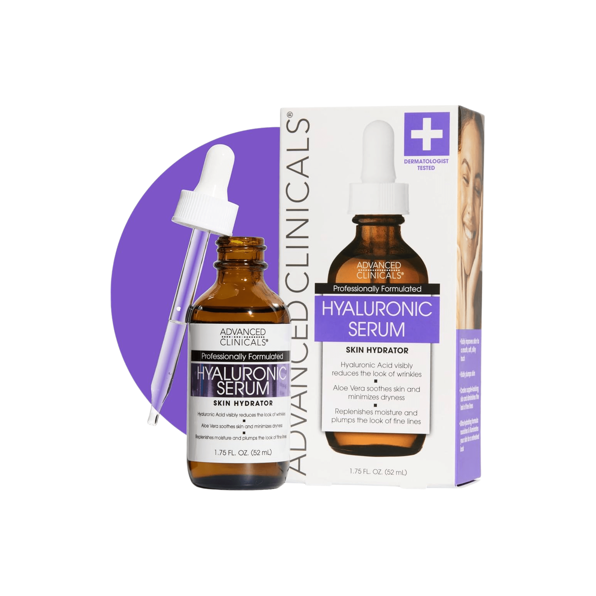 Advanced Clinicals Hylauronic Serum 1.75oz