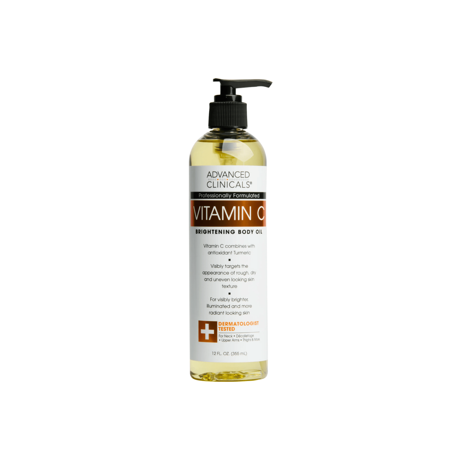 Advanced Clinicals Vitamin C Brightening OIL - 120z