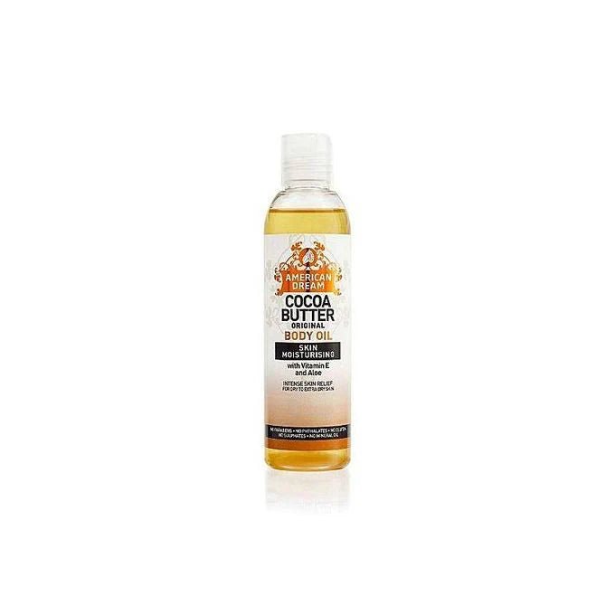 American Dream Cocoa Butter Lemon Body Oil 200ml – Nourishing & Brightening