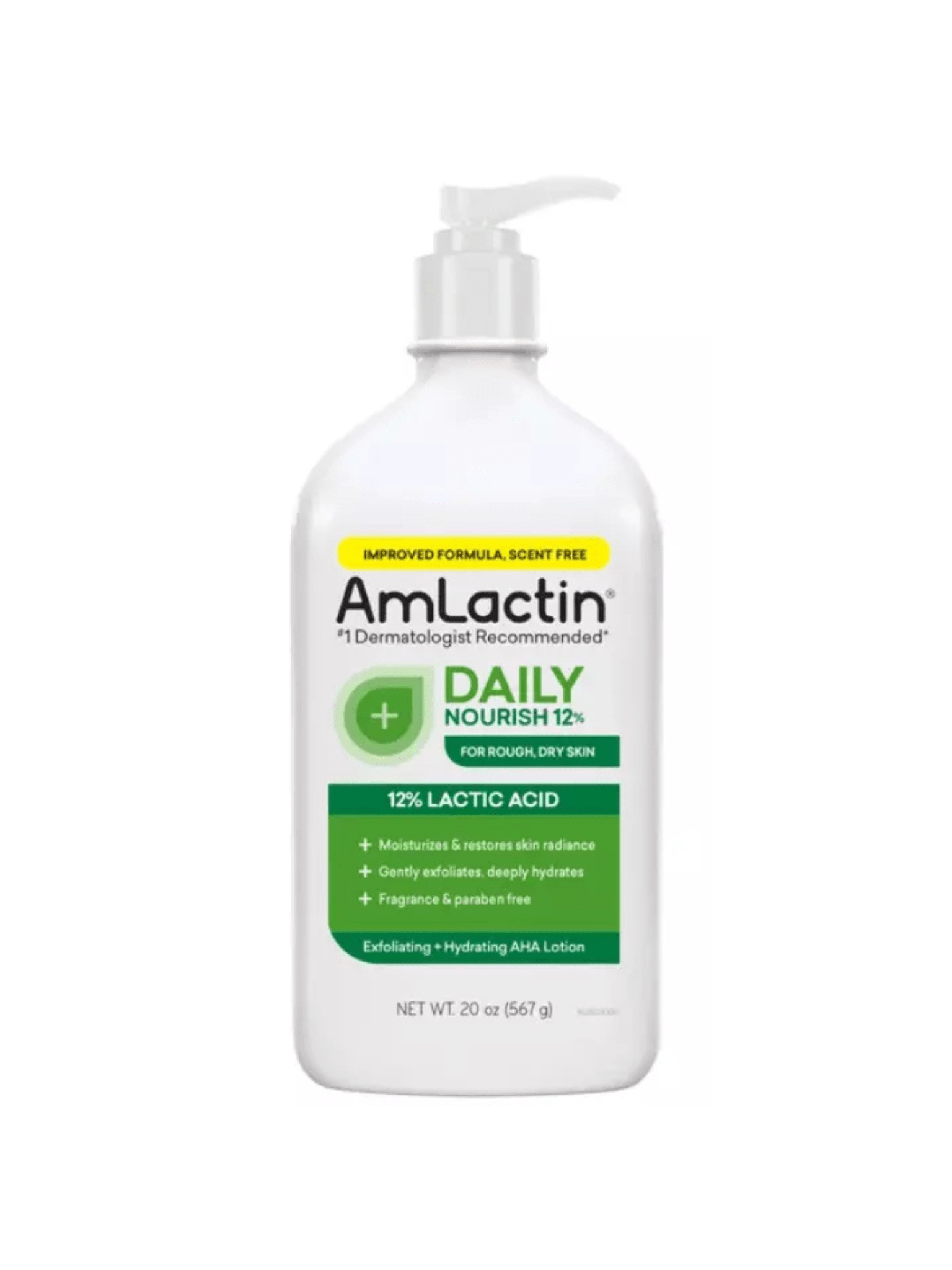 Amlactin Daily Moisturizing Lotion 12% Lactic Acid 567g Scent Free