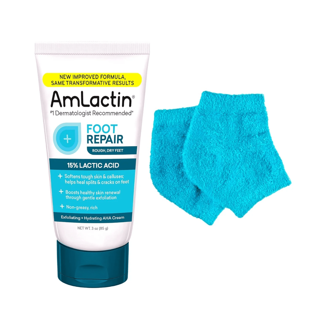 Amlactin Foot Repair 15% Lactic Acid Exfoliating + Hydrating AHA Cream - 85g
