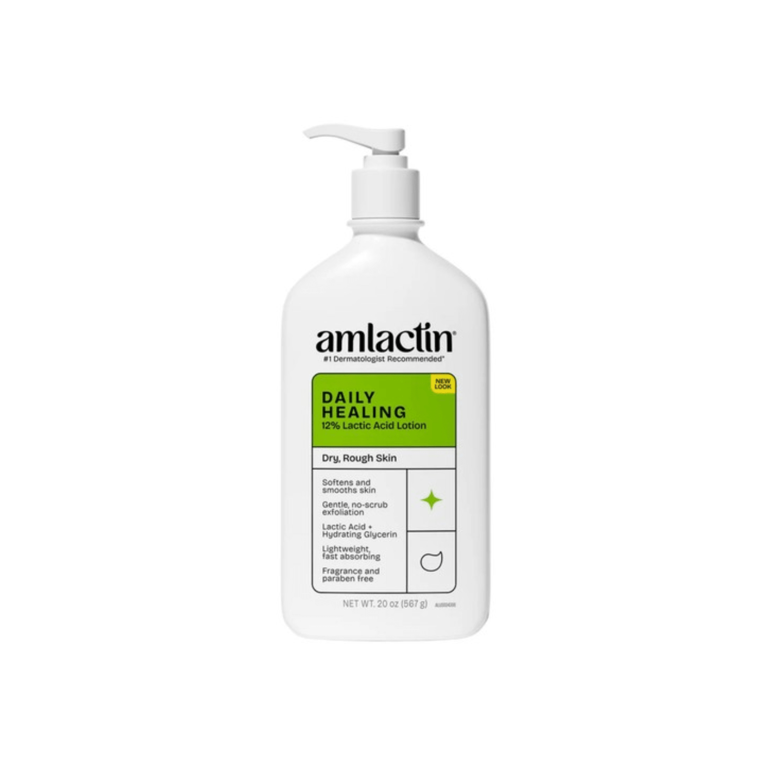 Amlactin Healing Daily Healing 12% Lactic Acid Lotion - 567g