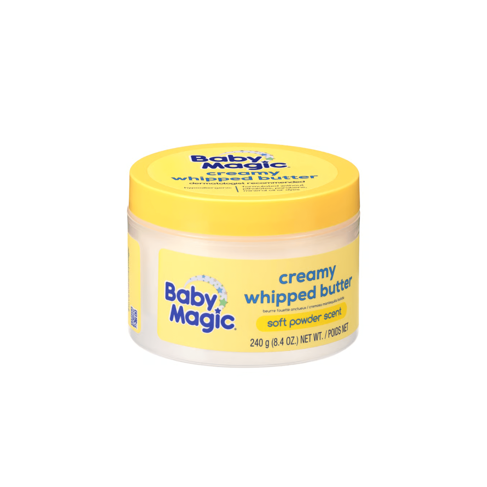 Baby Magic Creamy Whipped Butter Soft Powder Scent – 240g (8.4oz)