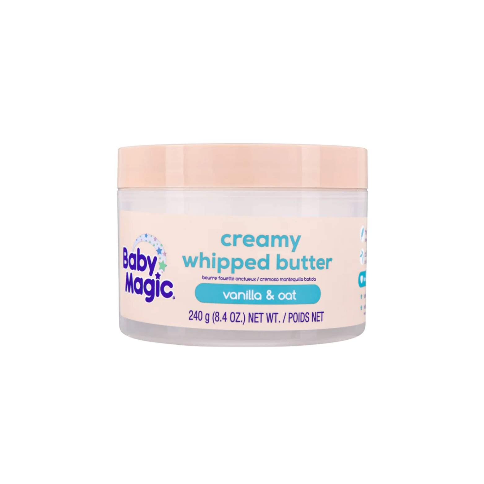 Baby Magic Creamy Whipped Butter Vanilla & Oat – 240g (8.4oz)
