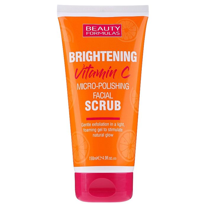 Beauty Formulas Brightening Vitamin C Micro Polishing Facial Scrub 150ml