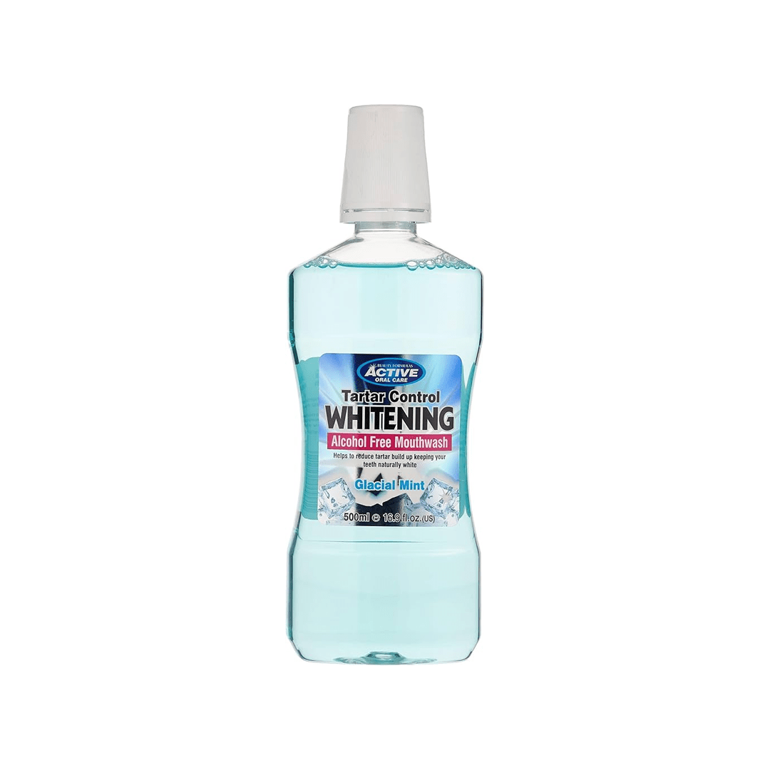 Beauty Formulas Tartar Control Whitening Alcohol Free Mouthwash 500ml