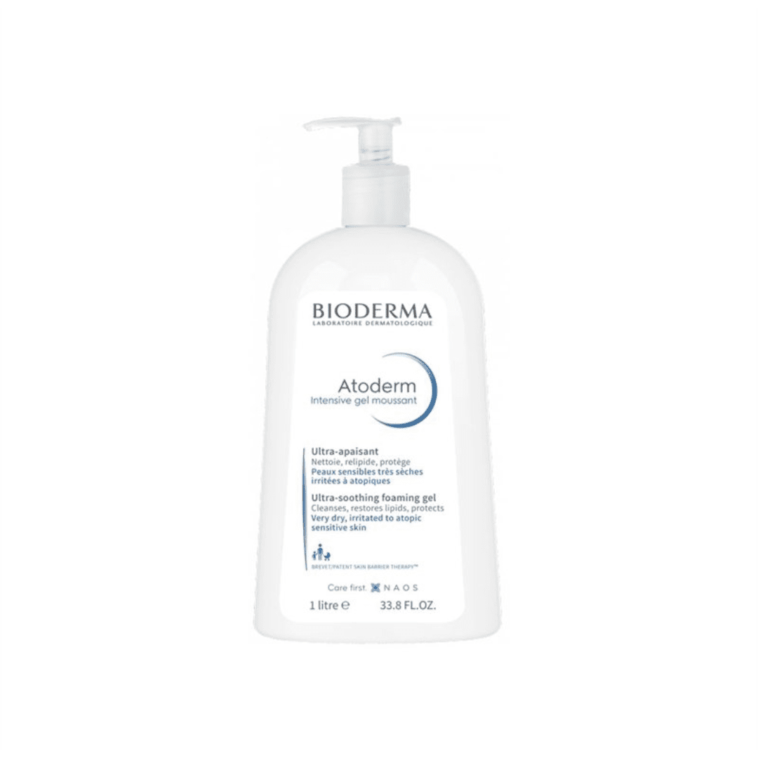 Bioderma Atoderm Intensive Gel Moussant Ultra - Soothing Foaming Gel 1L
