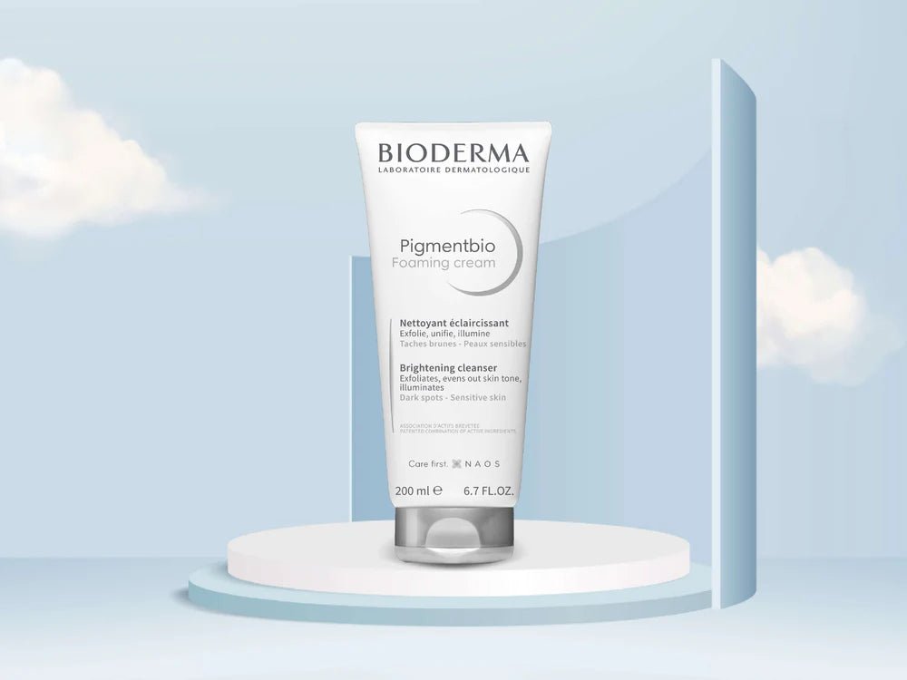 Bioderma Pigmentbio Foaming Cream Brightening Exfoliating Cleanser (Face & Body Wash) For Brightened Skin, 200 ml