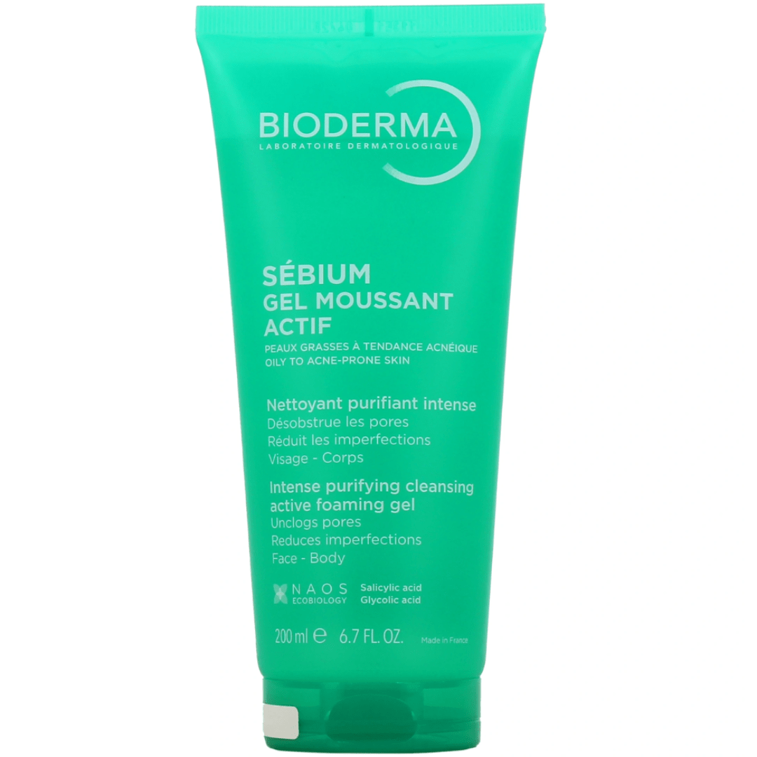 Bioderma Sebium Gel Moussant Actif T 200Ml