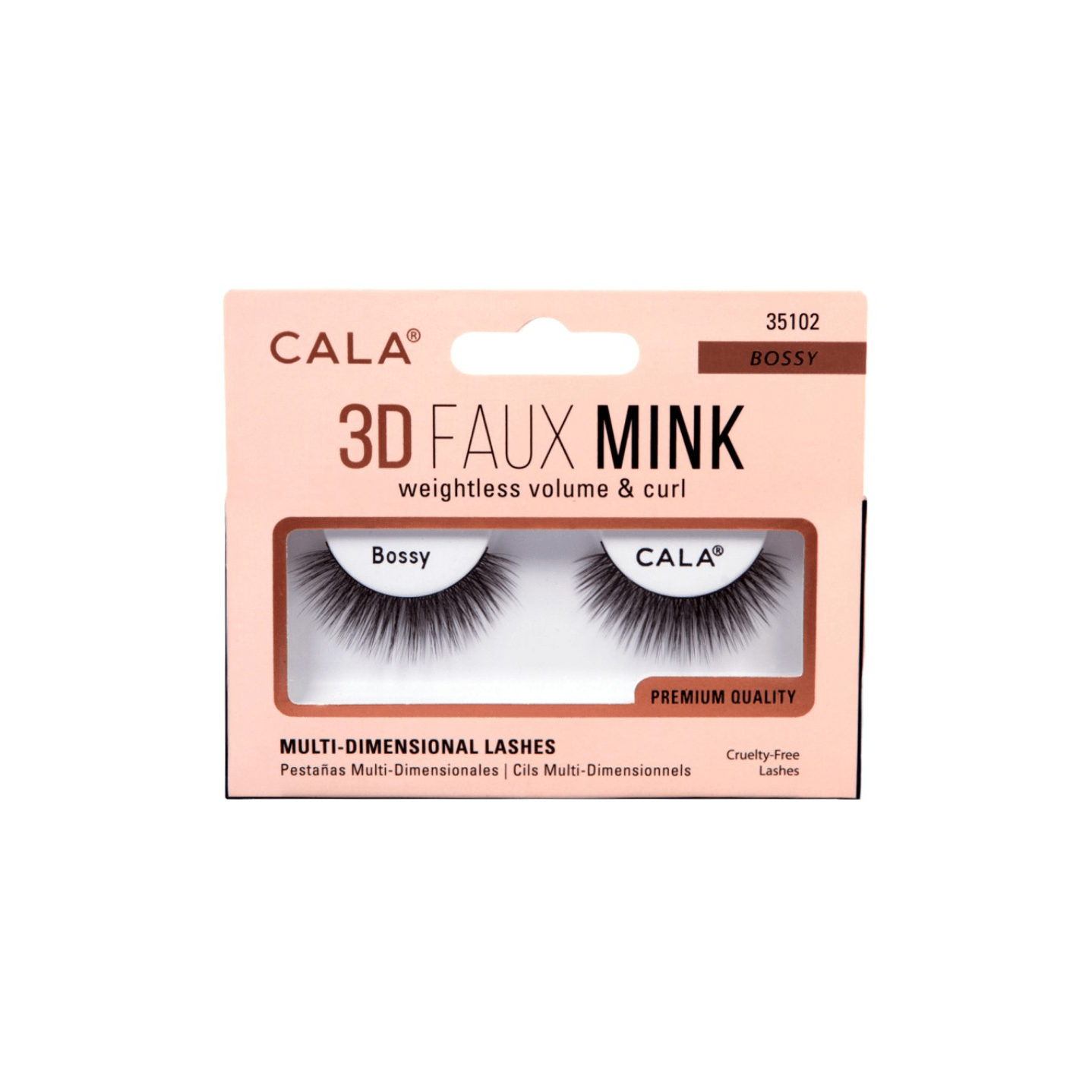 CALA 3D Faux Mink Lashes - BOSSY
