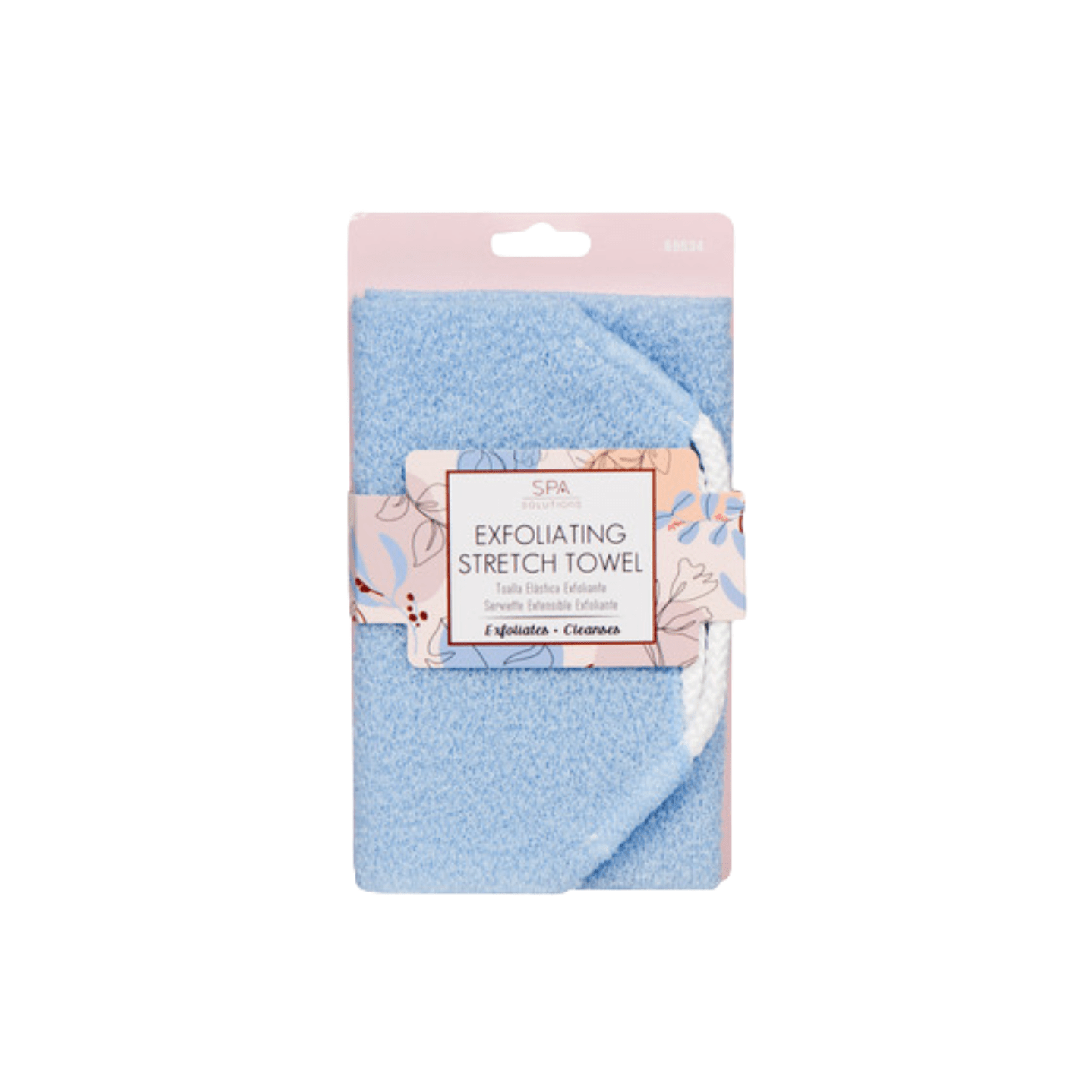 CALA Exfoliating Stretch Towel – Baby Blue