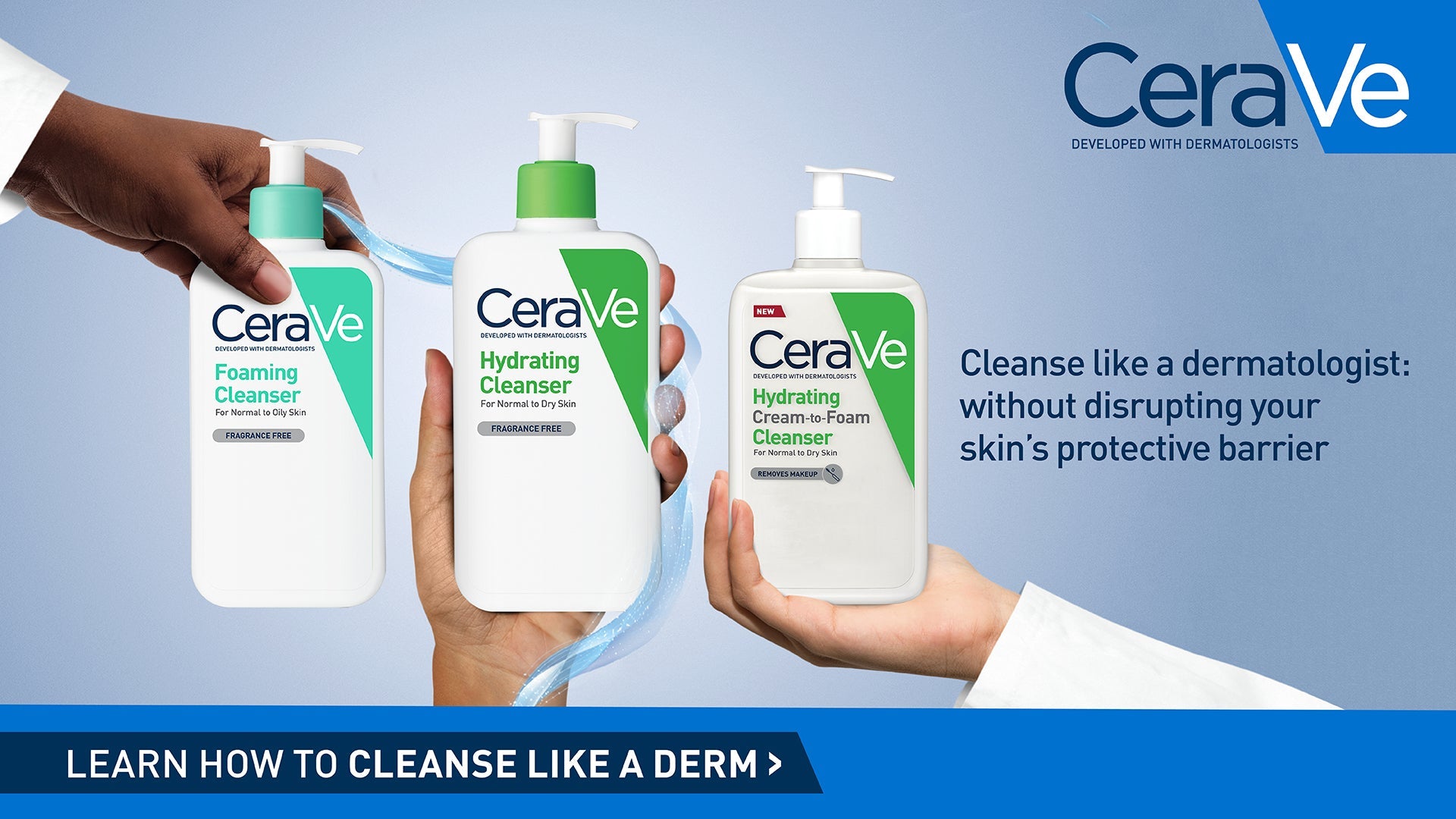 Cerave Face Wash Hydrating Oil Cleanser 473ml GB FR