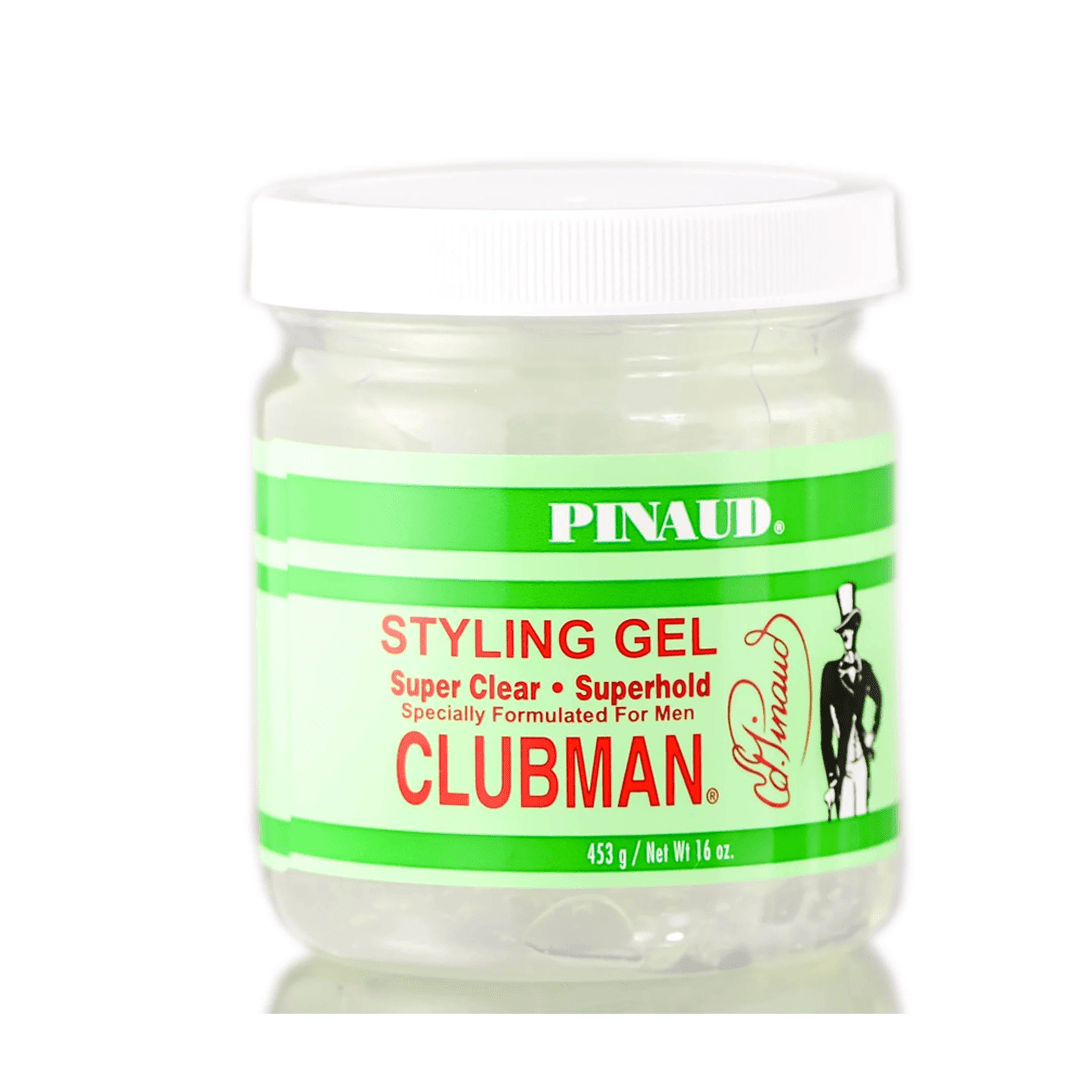 Clubman Pinaud Super Clear Superhold Styling Gel for Men 453g
