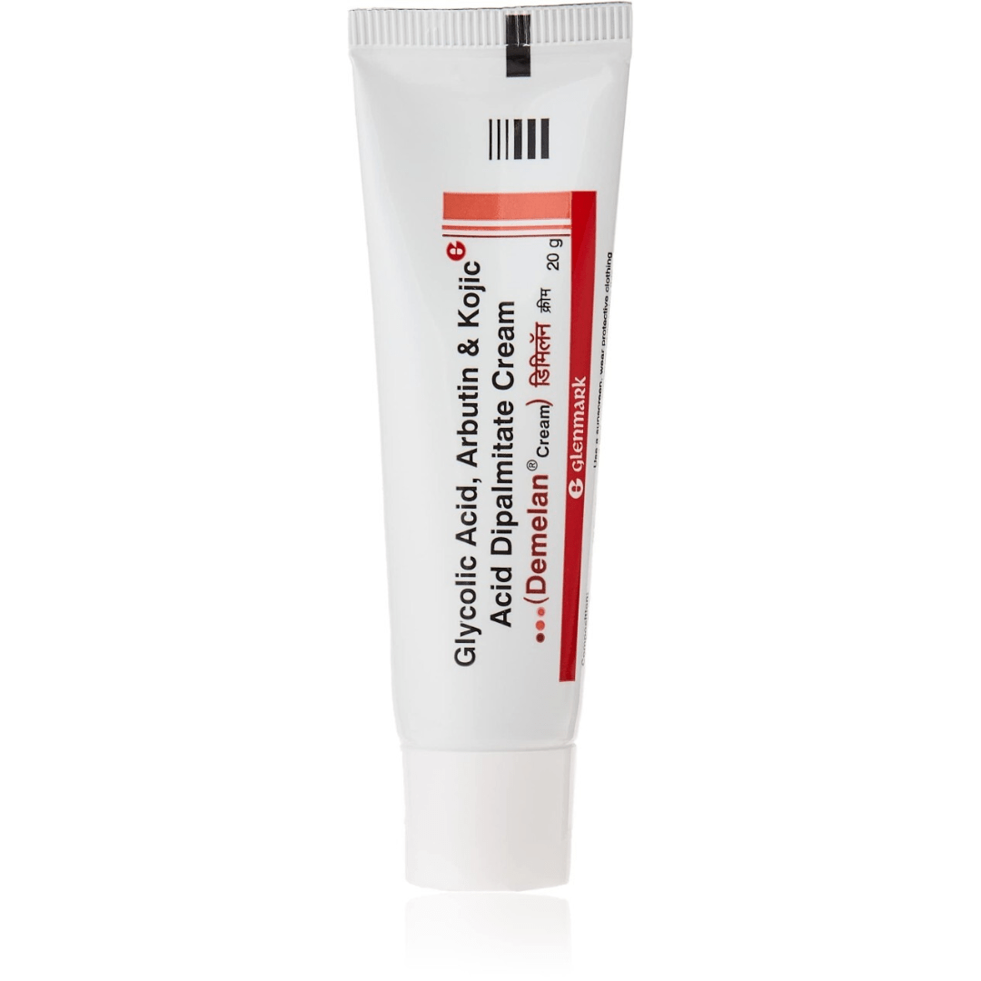 Demelan Cream With Glycolic Acid, Arbutin & Kojic Acid Dipalmitate - 20g