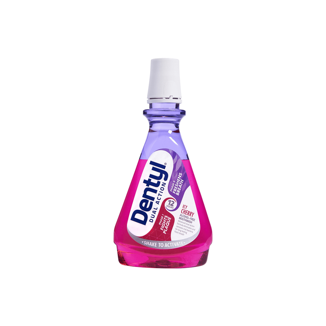 Dentyl Dual Action Icy Cherry Mouthwash 500ml