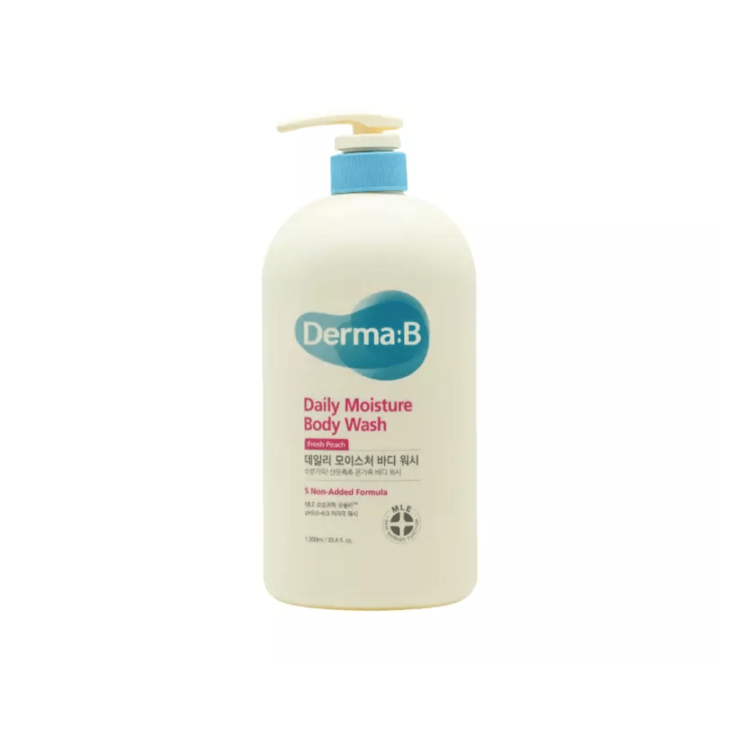 Derma B Daily Moisture Body Wash – Fresh Peach 1000ml