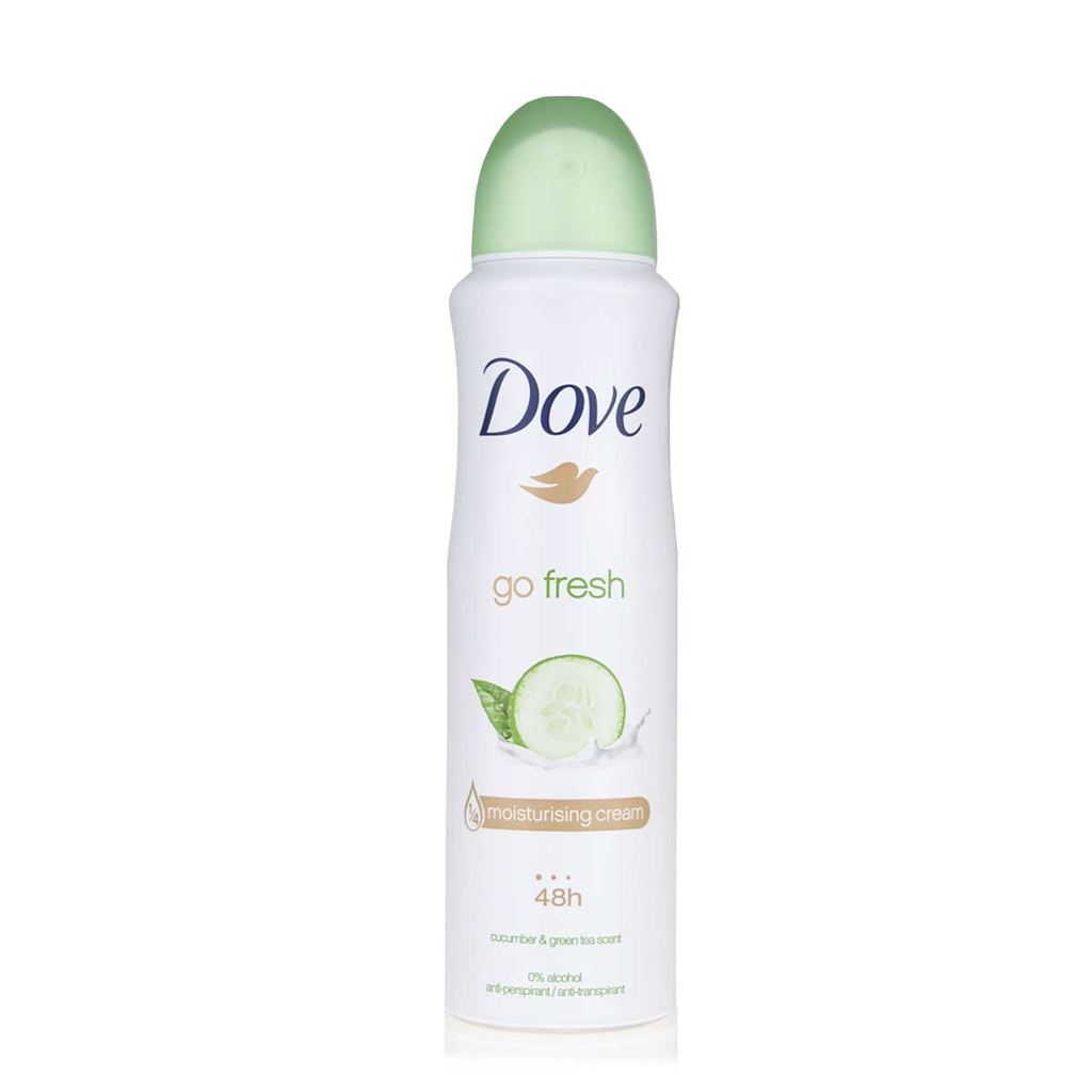 Dove Go Fresh Moisturizing Cream Cucumber & Green tea Scent 48H 250ml