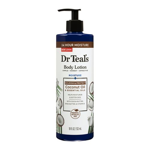 Dr. Teals Moisture + Nourishing Coconut Oil Body Lotion 532ml