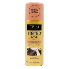 Ebin New York Tinted Lace Aerosol Spray Medium Brown 80ml