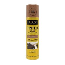 Ebin New York Tinted Lace Aerosol Spray Medium Dark Brown 150ml