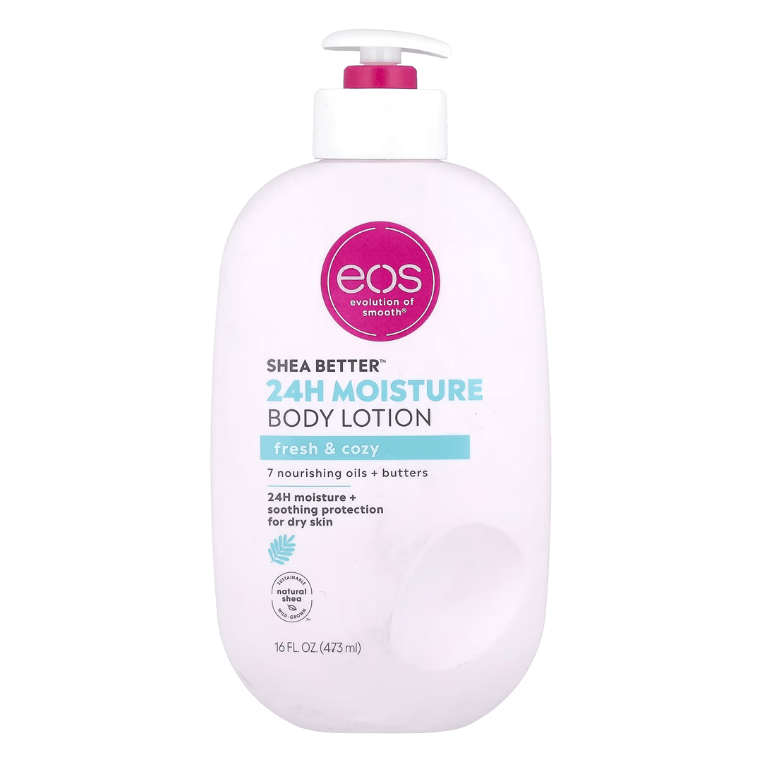 EOS Shea Butter 24H Moisture Body Lotion Fresh + Cozy 473ml
