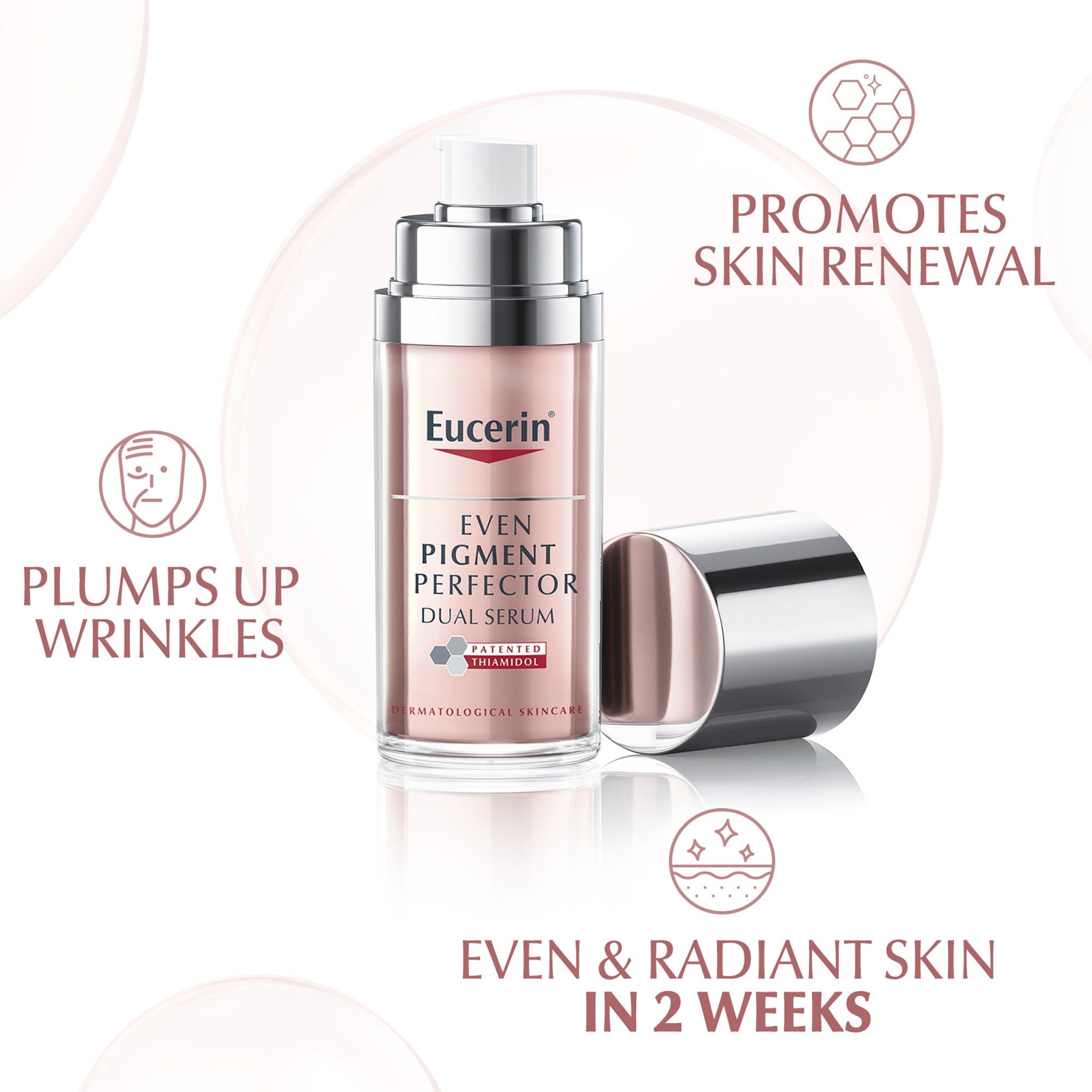 Eucerin Even Pigment Perfector Dual Face Serum Cream, for Dark Marks, 30ml