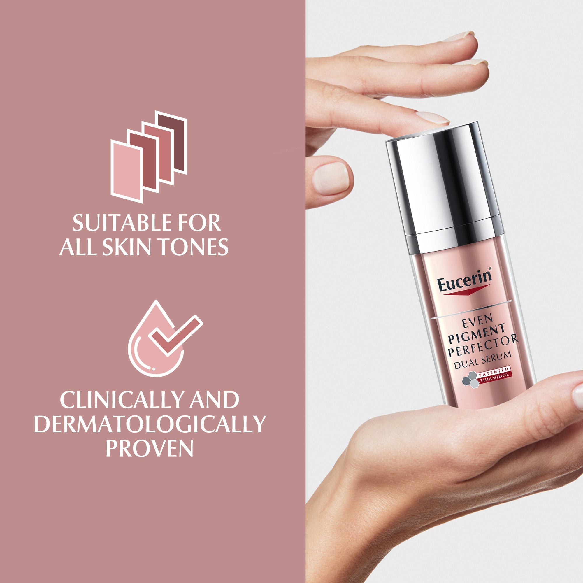 Eucerin Even Pigment Perfector Dual Face Serum Cream, for Dark Marks, 30ml