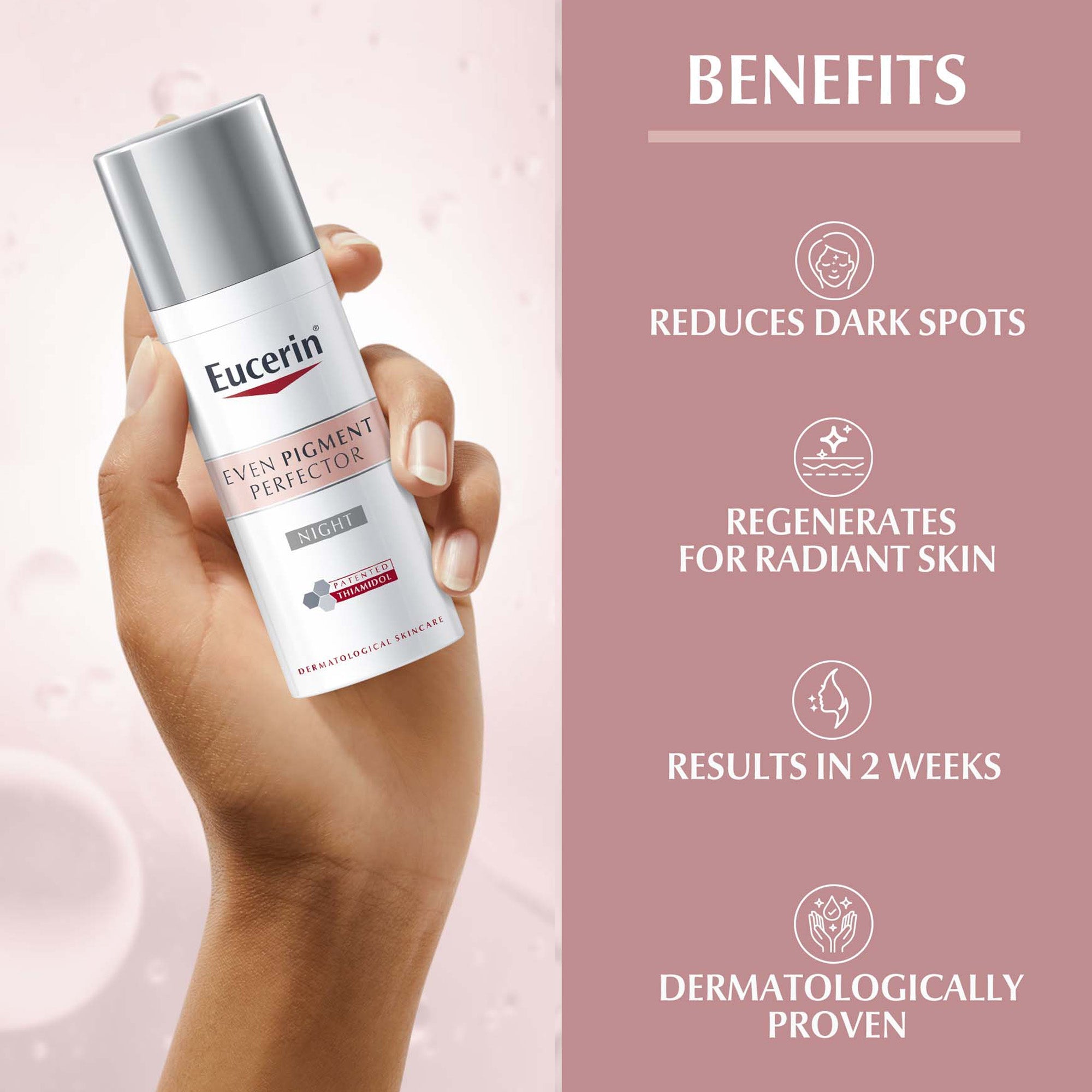 Eucerin Even Pigment Perfector Face Night Cream, for Dark marks, 50ml