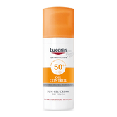 Eucerin Face Sunscreen Oil Control Blemish Prone Skin Gel - Cream Dry Touch, SPF 50+, 50ml