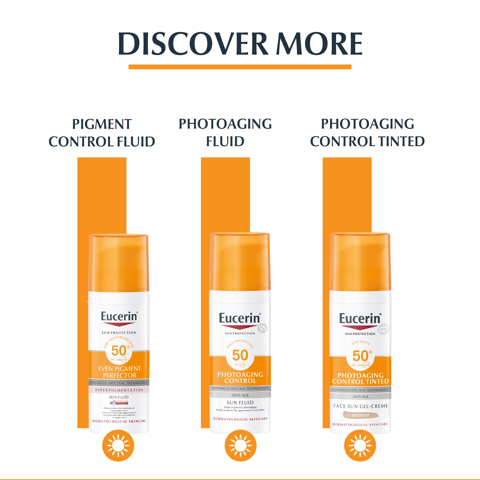Eucerin Face Sunscreen Oil Control Gel - Cream Dry Touch, SPF 50+, 50ml