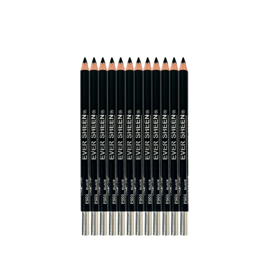 Ever Sheen Eyeliner 12 Pencils Black
