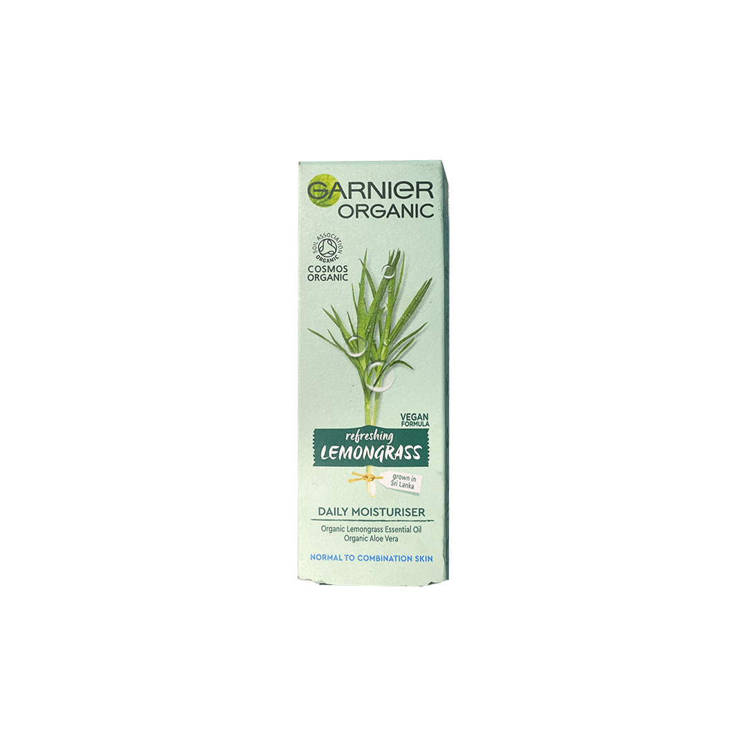Garnier Organic Refreshing Lemon Grass Daily Moisturiser 50ml