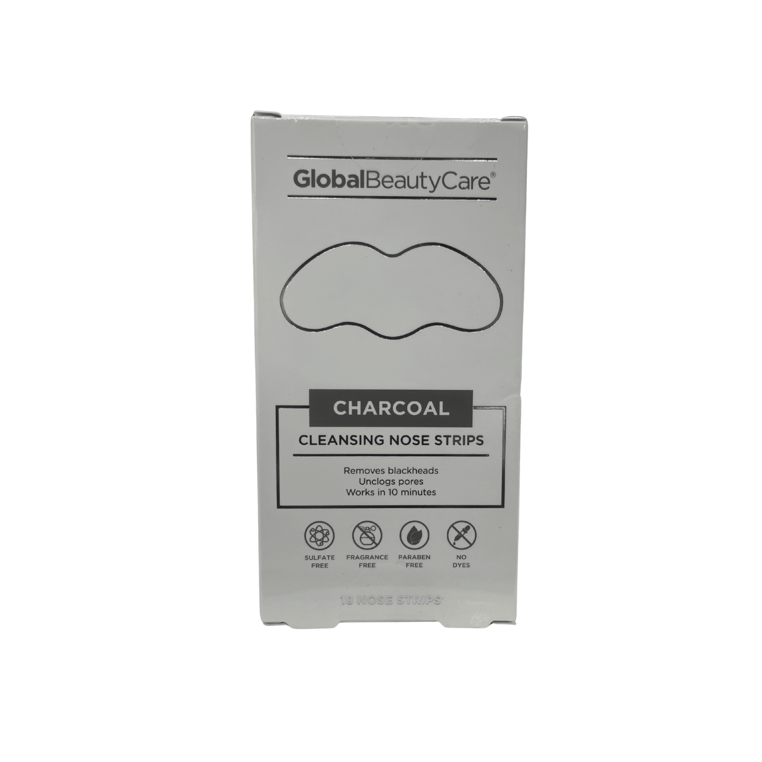 Global Beauty Care Deep Cleansing Charcoal Nose Strips - 18Pcs