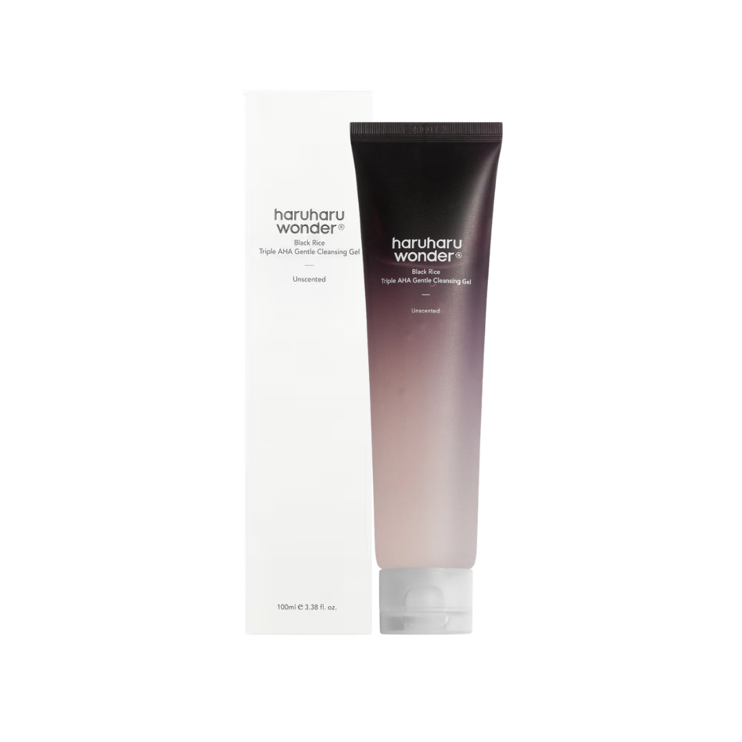 haruharu wonder Black Rice Triple AHA Gentle Cleansing Gel – 100ml