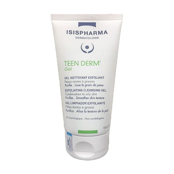 Isispharma Teen Derm Gel Exfoilating Cleansing Gel 150Ml