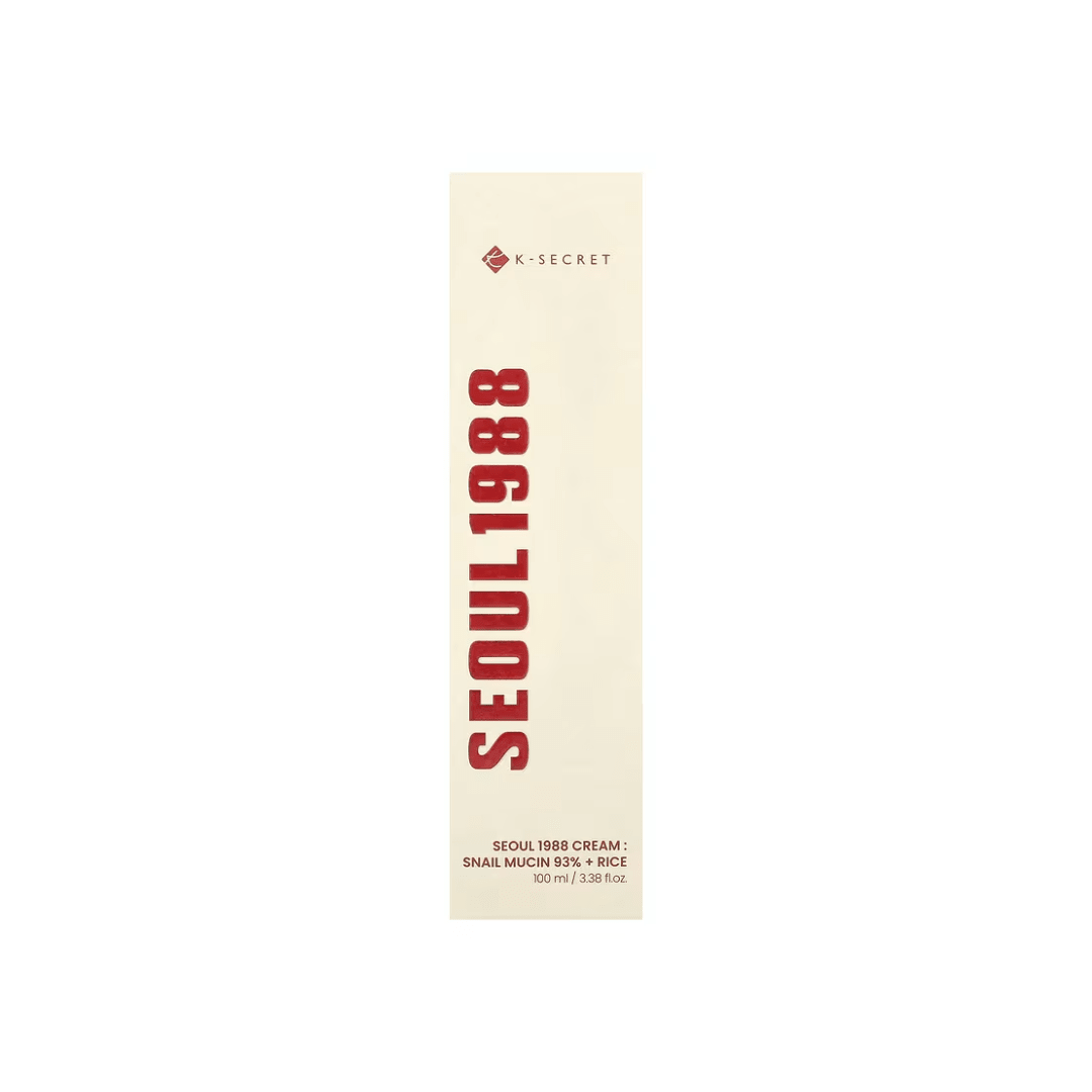 k- Secret Seoul 1988 Cream Snail Mucin 93% + Rice - 100ml