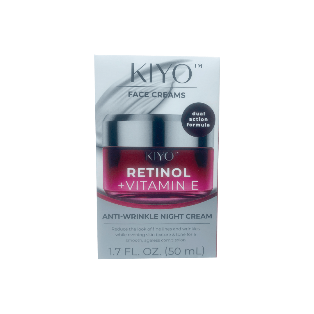 Kiyo Face Creams Retinol + Vitamin E Anti - Wrinkle Night Cream 50ml – Smooth & Rejuvenate