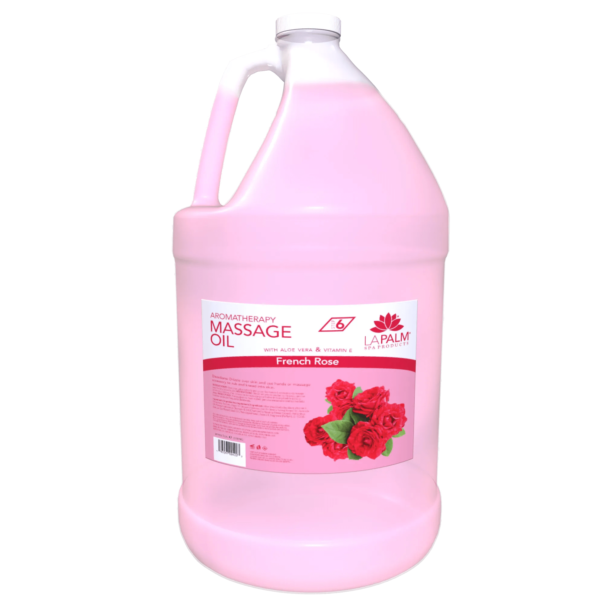 La Palm Aromatheraphy French Rose Massage Oil 1 Gallon