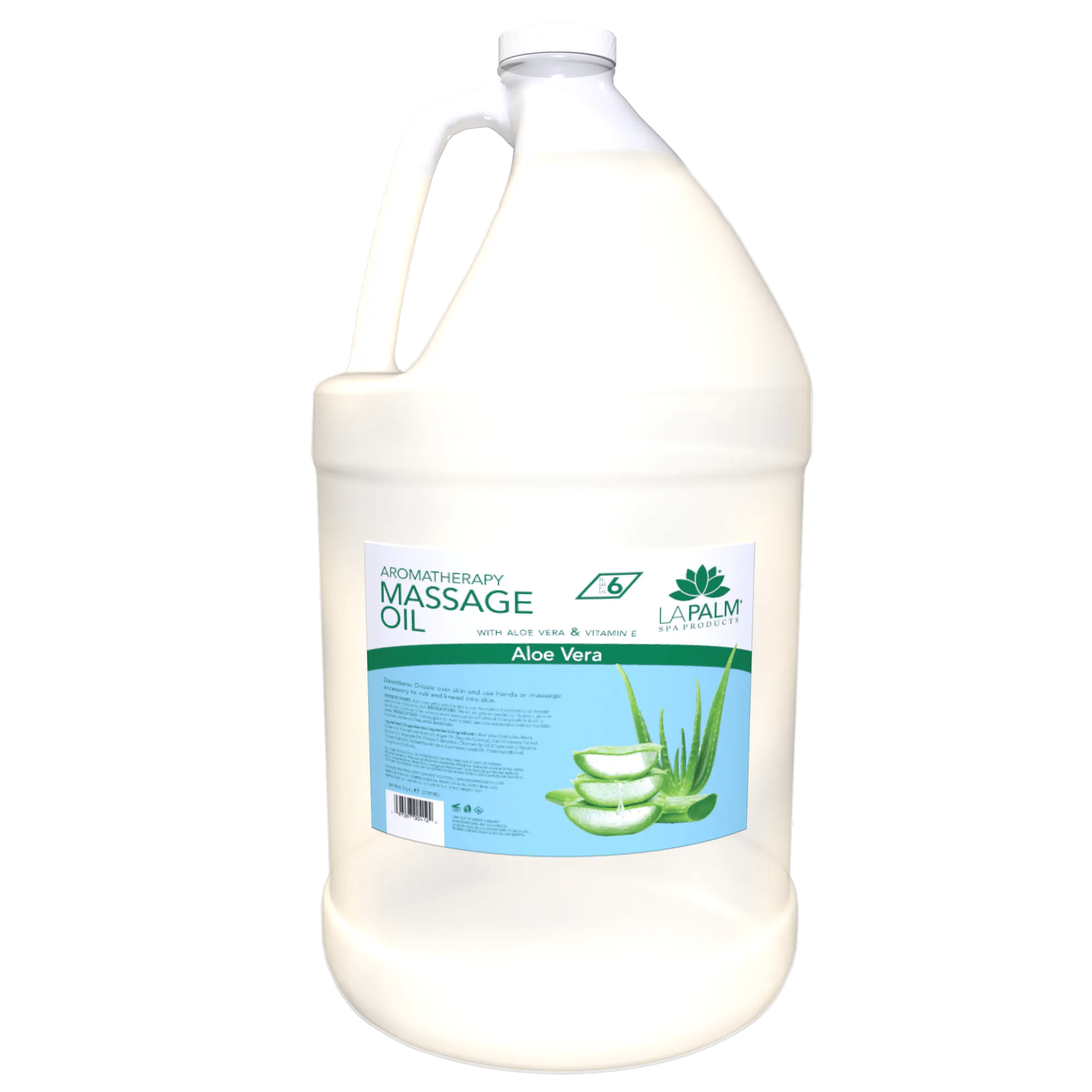 La palm Massage Oil Gallon (4 gal per case) Aloe Vera