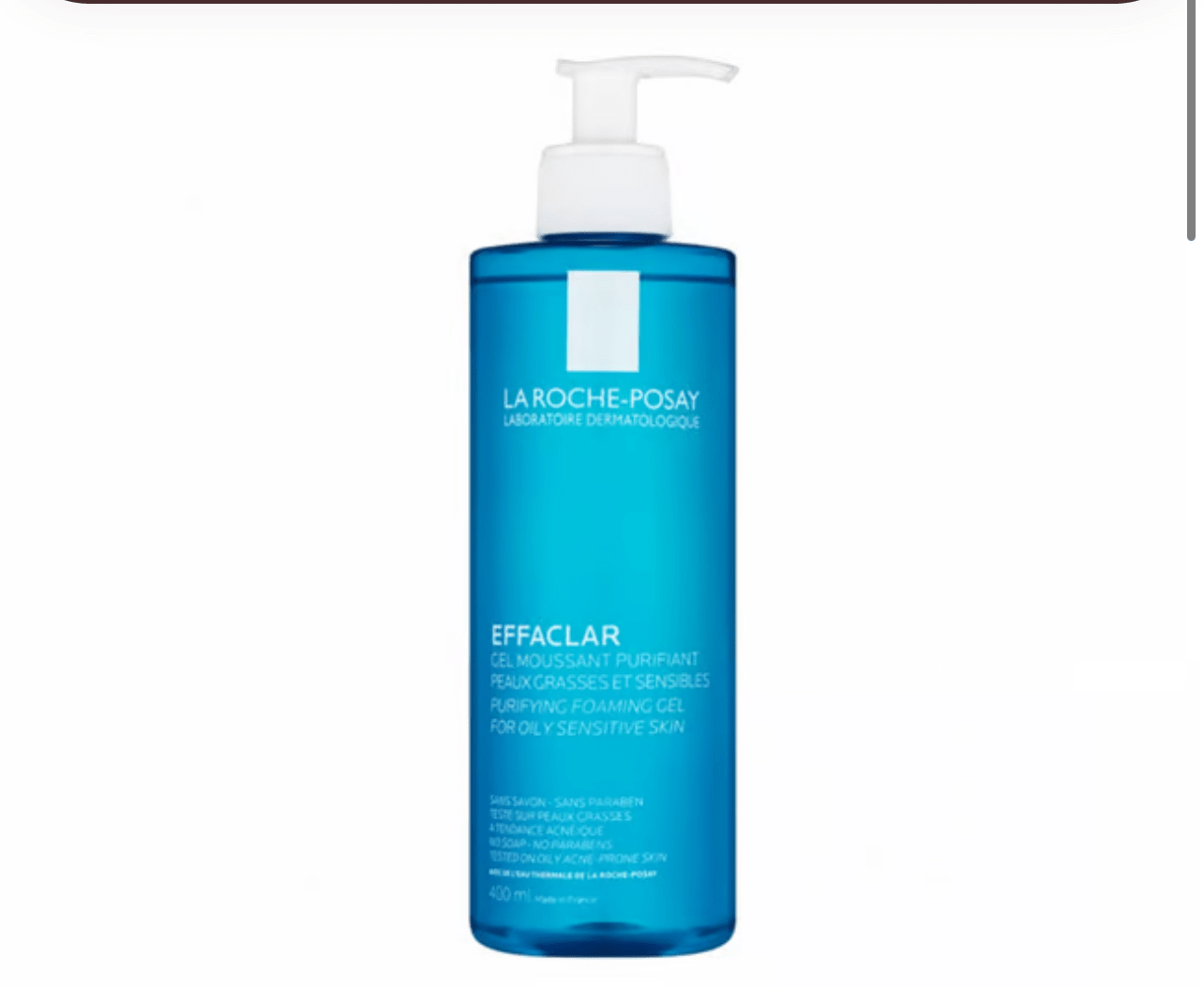La Roche-Posay Effaclar Purifying Foaming Gel 400ml