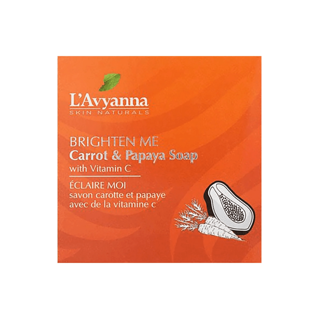 L'Avyanna Brighten Me Carrot & Papaya Soap With Vitamin c 150g