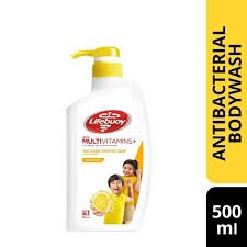 Lifebuoy With Multivitamins+ Antibacterial Body Wash 500ml – Advanced Germ Protection & Nourishment
