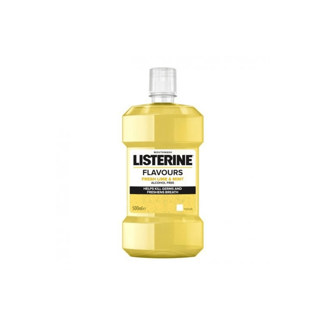 Listerine Flavours Fresh Lime & Mint Mouth Wash 500ml