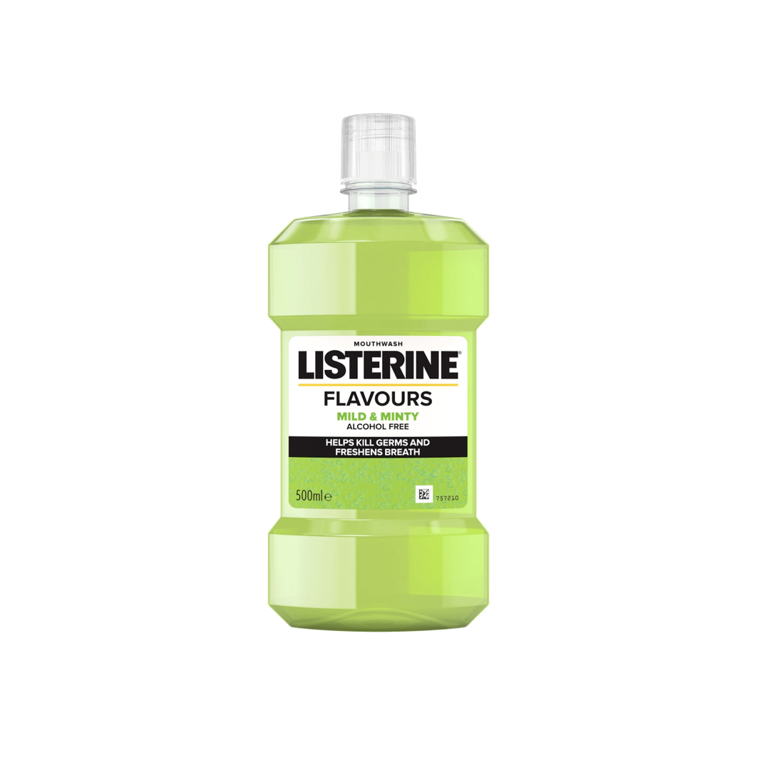 Listerine Flavours Mild & Minty Mouth Wash 500ml