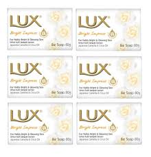 Lux Bright Impress Bar Soap 6 Pack (80g each) – Reveal Radiant, Glowing Skin