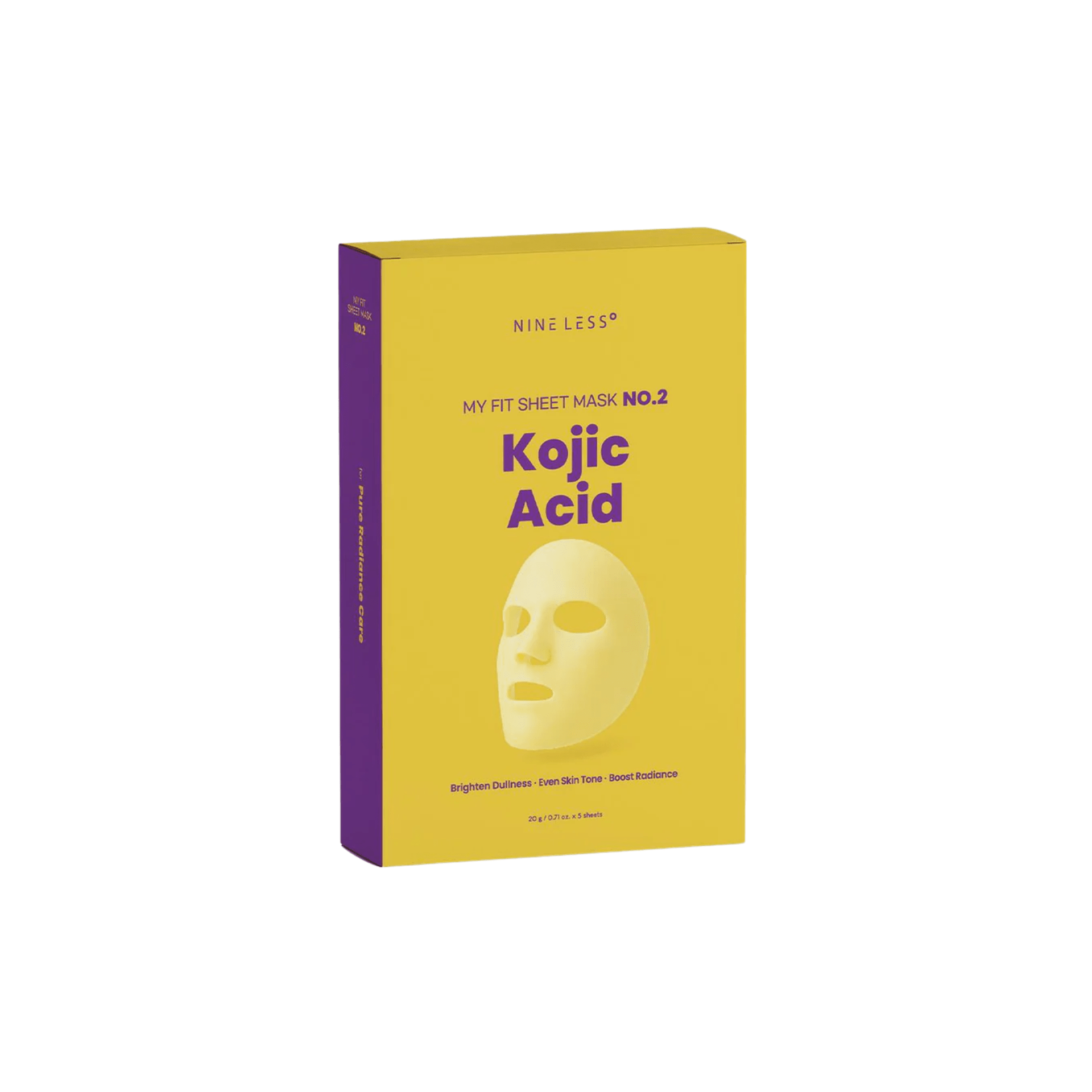 Nineless My Fit Sheet Mask No.2 Kojic Acid - 20g