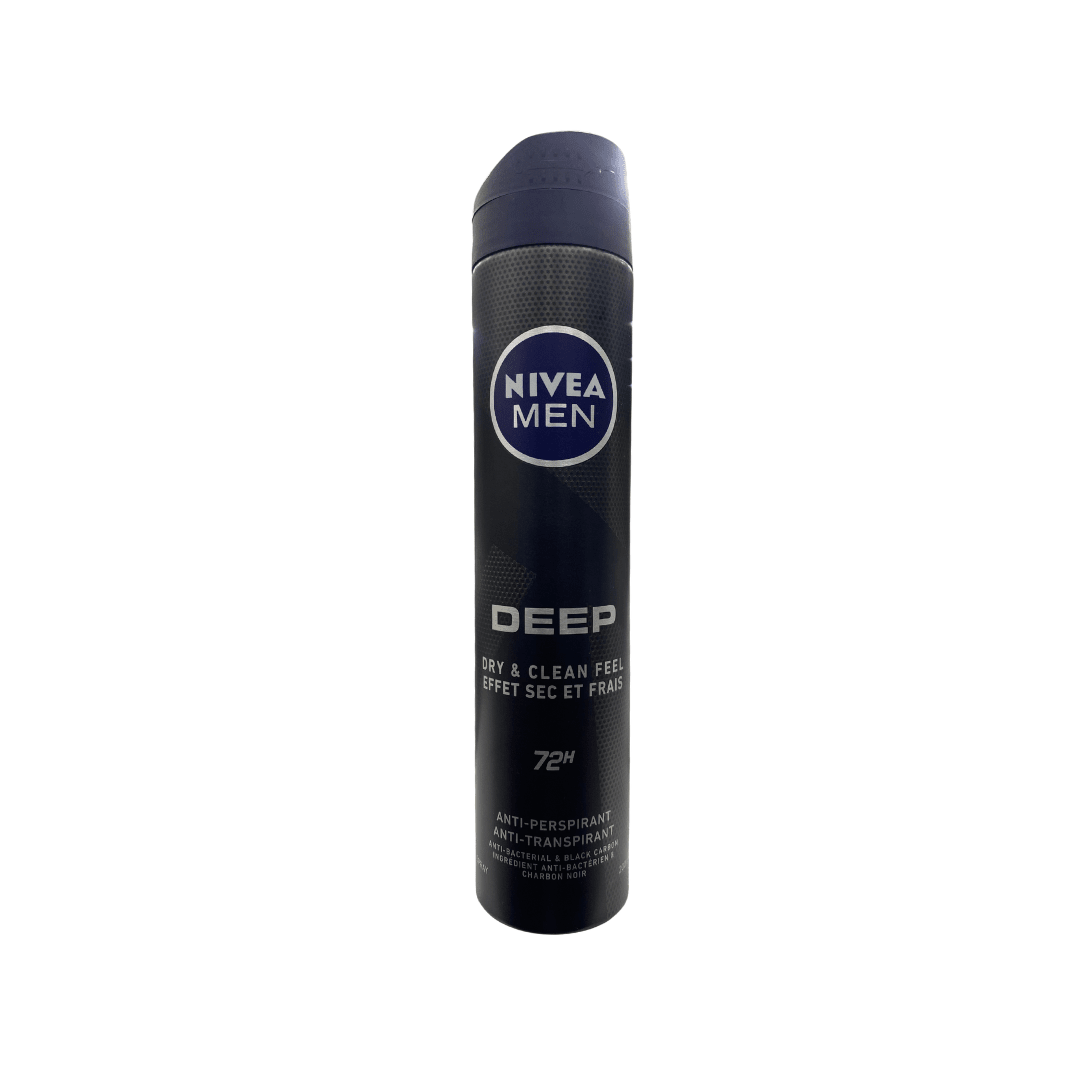 Nivea Men Deep Dry & Clean Feel Spray - 200ml