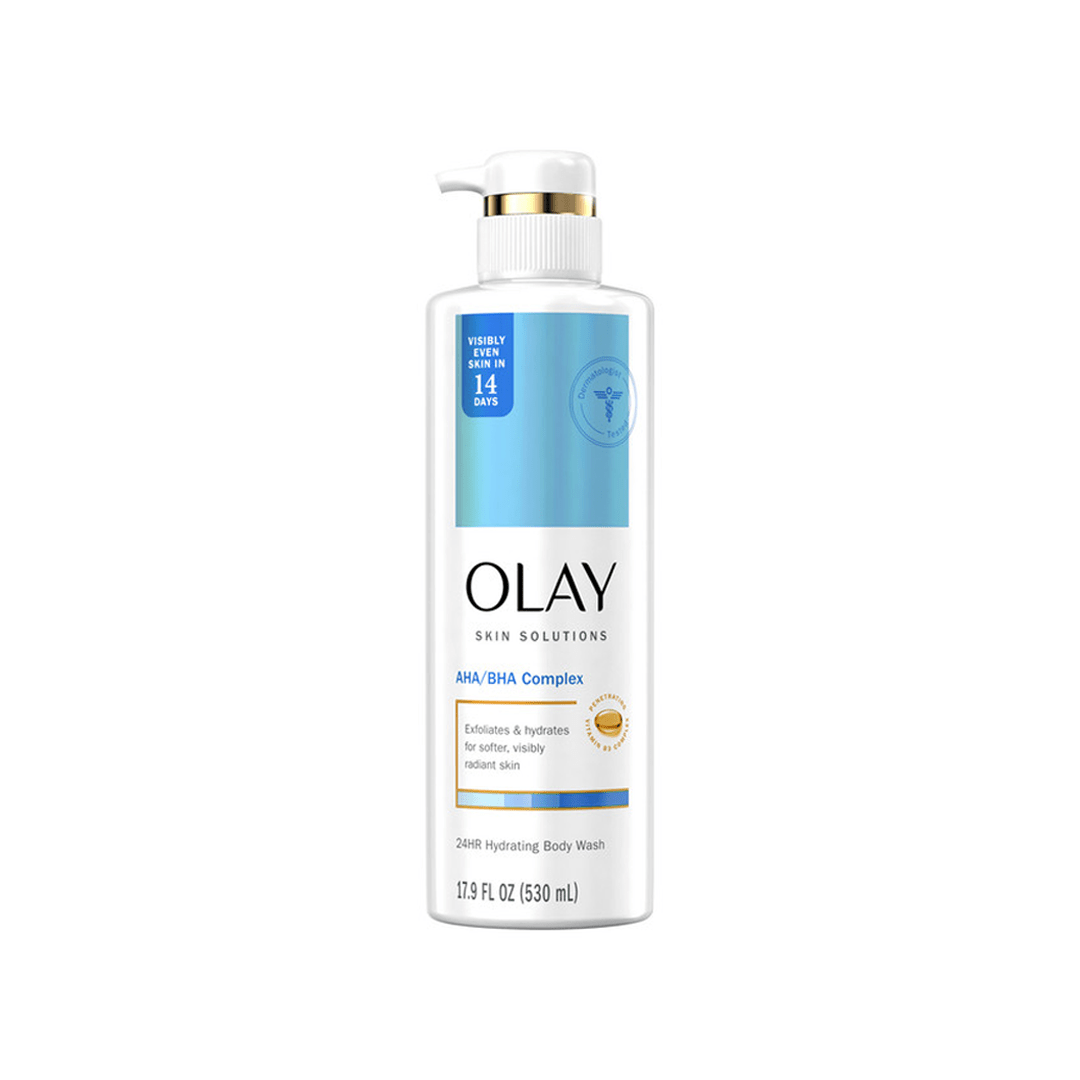 Olay AHA BHA Complex Body Wash 530ml | Exfoliating & Hydrating